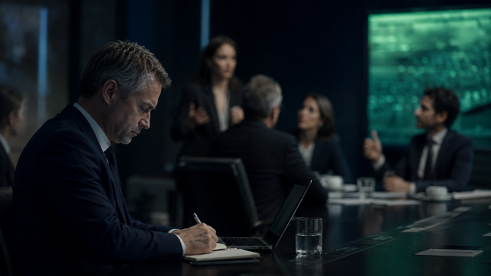A team going quiet in a meeting as honesty fades, the moment people stop being honest in meetings